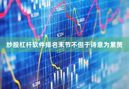 炒股杠杆软件排名末节不但于诗意为累赘